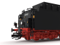 Mobile Preview: 120105 Saxonia Modellbau TT  Dampflok BR 58 3027 mit T34 Tender