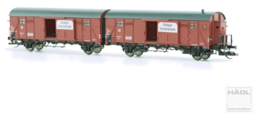 113183-98 Hädl TT gedeckter Güterwagen Leig-Einheit der DR