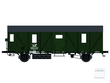 113254 Hädl TT gedeckter Güterwagen Postwagen Post aa