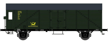 113255 Hädl TT gedeckter Güterwagen Postwagen c/10,8 DBP