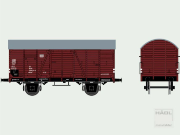 113686 Hädl TT gedeckter Güterwagen - Gr20 (ex Kassel)