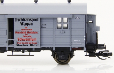 113811 Hädl TT gedeckter Güterwagen Fischtransportwagen DRG