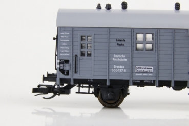 113811 Hädl TT gedeckter Güterwagen Fischtransportwagen DRG