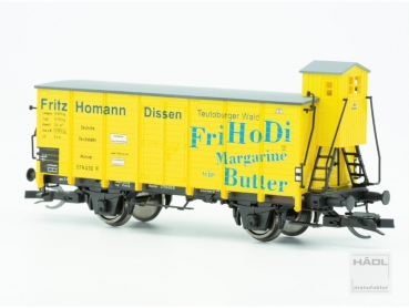 113951-03 Hädl TT gedeckter Güterwagen - Wärmeschutzwagen "Fri-Ho-Di" mit hochliegendem Bremserhaus