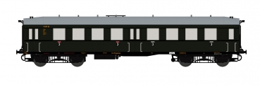 120009 Saxonia Modellbau TT Personenwagen Bauart "Altenberg", 3. Klasse, DB, Ep.3