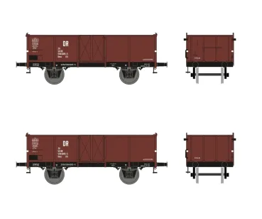 Preview: 25115 Hädl TT Güterwagenset III, 2 offene Güterwagen Ep. IV DR Exklusivmodell Nr. 10