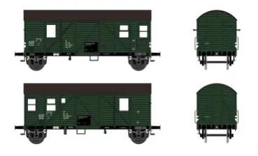 Preview: 25123 Hädl TT Güterzugbegleitwagen Pwgs44 DR Ep. IV Exklusivmodell Nr. 18