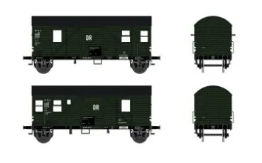 Preview: 25125 Hädl TT Güterzugbegleitwagen Pwgs44 DR Ep. III Exklusivmodell Nr. 20