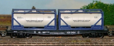 3818 Peresvet TT 4-achs. Containertragwagen SZD