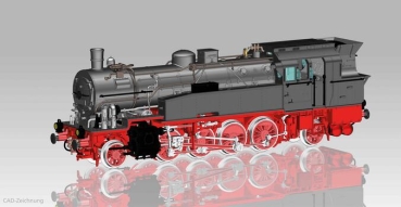 47132 PIKO TT Dampflokomotive BR 93 DR Epoche 4
