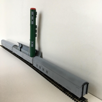 Preview: 89011 TT-Modell Sankt Petersburg Eisenbahnraketenkomplex