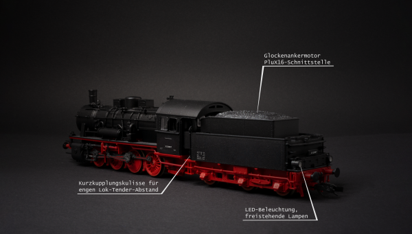 101002-98 Hädl TT Dampflokomotive BR55 digital
