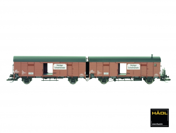 113184-98 Hädl TT gedeckter Güterwagen Leig-Einheit der DR