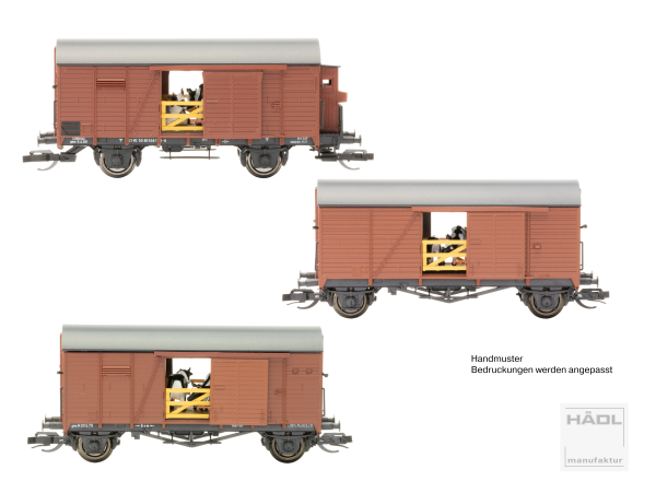 115613 Hädl TT Sammlerset #7: Güterwagen mit Kühen