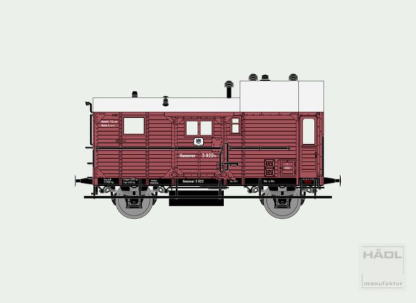 116000 Hädl TT Packwagen Pwg Pr14, KPEV