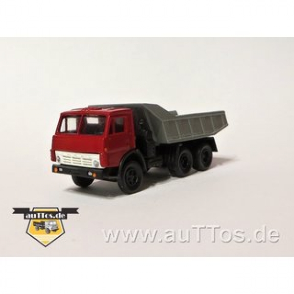 3140103-01 KamAZ 5511 6x4 Kipper FH rot, Mulde grau
