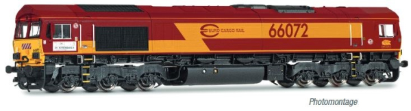 HN9081 Arnold TT Euro Cargo Rail, diesel locomotive Class 66