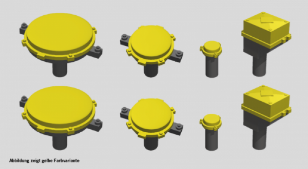 720000-03 Hädl TT Kreisverteiler & Gleisanschlusskästen grau