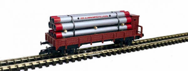 2150 Loewe TT Ladegut Aluröhren "VEB ALUMINIUMWERK LAUTA"