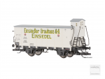 113951-10 Hädl TT gedeckter Güterwagen - Bierwagen Einsiedler Brauhaus A.G. mit hochliegendem Bremserhaus