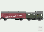 116181 Hädl TT gedeckter Güterwagen Leig-Einheit der DRG